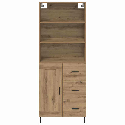 Credenza con cassetto Rovere artigianale 69,5 x 34 x 180 cm
