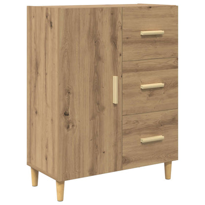 Credenza con cassetto Rovere artigianale 69,5 x 32,5 x 180 cm
