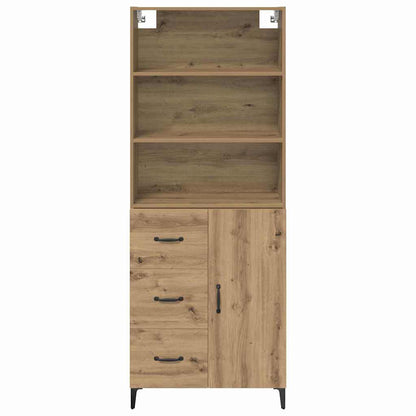 Credenza con cassetto Rovere artigianale 69,5 x 34 x 180 cm