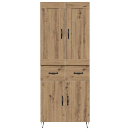 Credenza con cassetto Rovere artigianale 69,5 x 34 x 180 cm