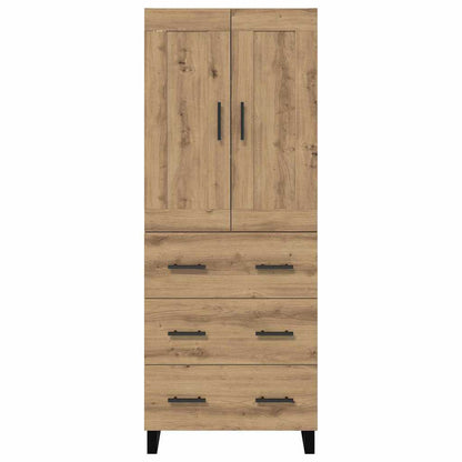 Credenza con cassetto Rovere artigianale 69,5 x 34 x 180 cm