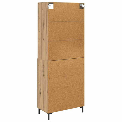 Credenza con cassetto Rovere artigianale 69,5 x 34 x 180 cm