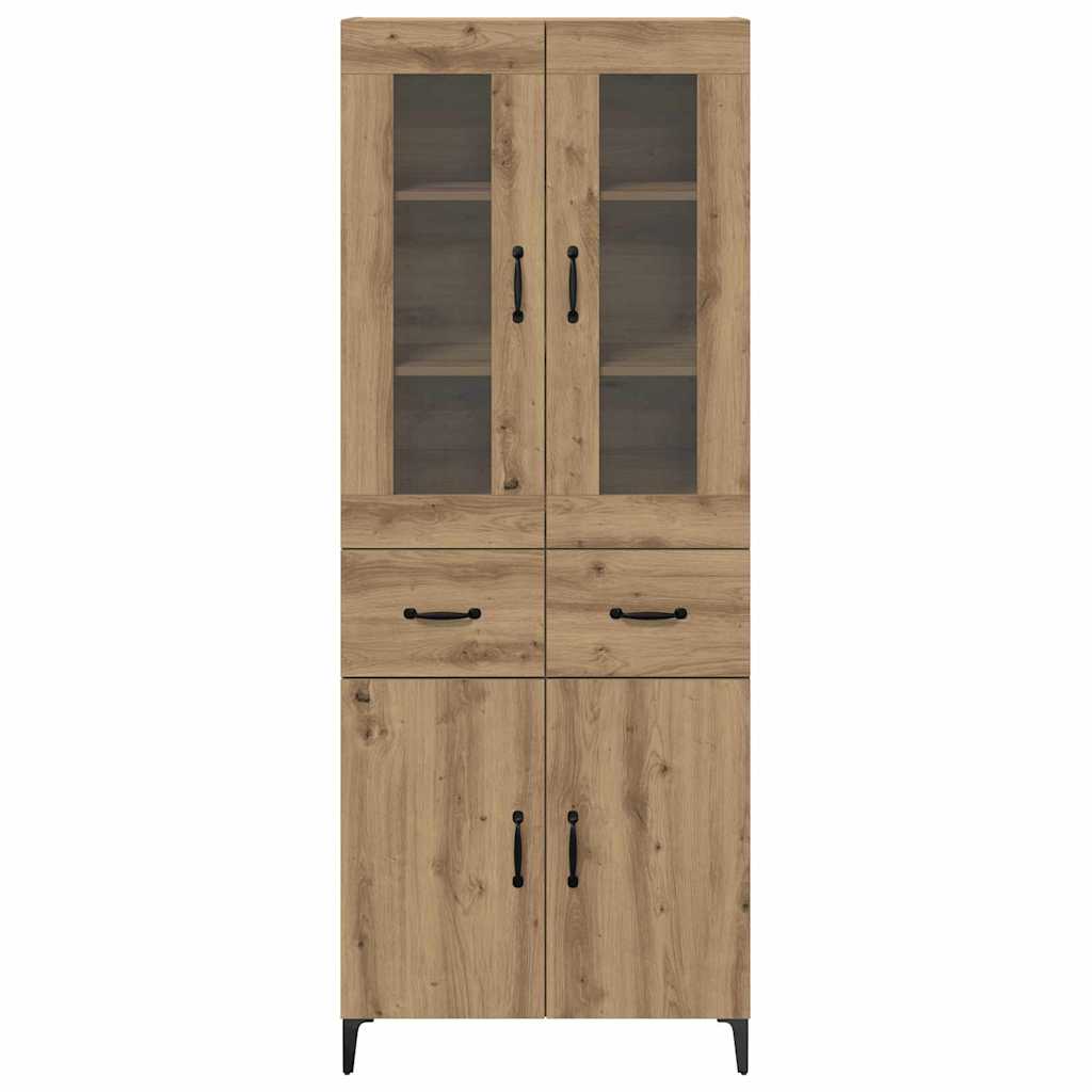 Credenza con cassetto Rovere artigianale 69,5 x 34 x 180 cm