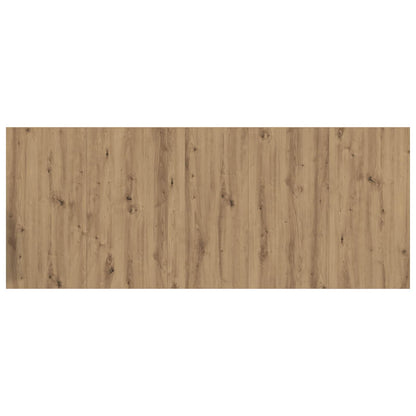 Testata con Comodino 3 pcs Rovere artigianale Legno multistrato