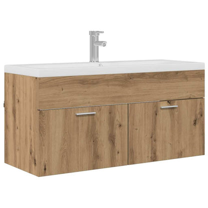 Mobile da Bagno con porta Rovere artigianale 100 x 38,5 x 46 cm