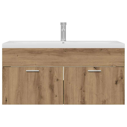 Mobile da Bagno con porta Rovere artigianale 100 x 38,5 x 46 cm