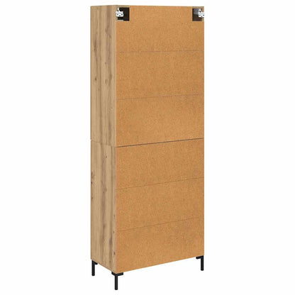 Credenza 2 pcs Rovere artigianale 69,5 x 34 x 180 cm