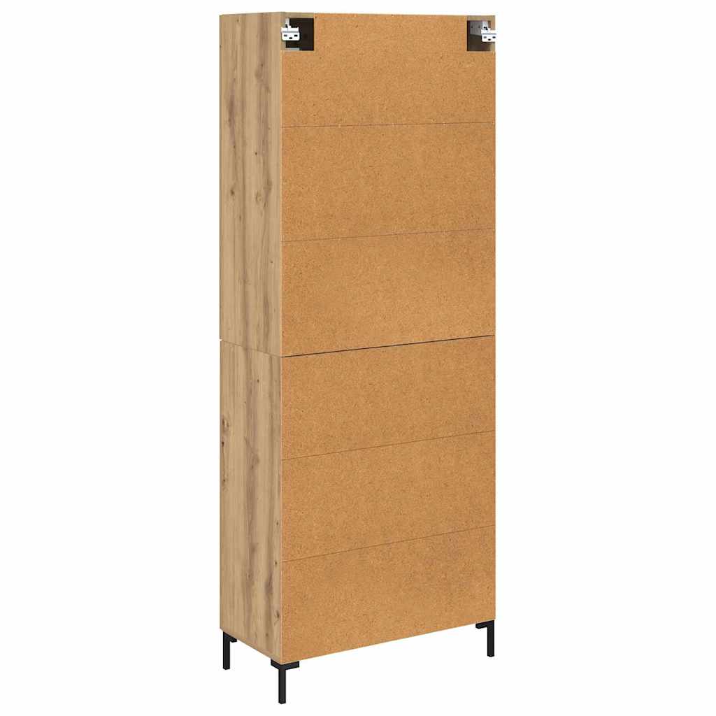 Credenza 2 pcs Rovere artigianale Legno multistrato | homemem39