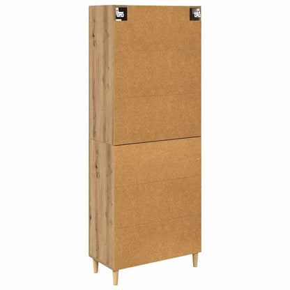 Credenza con cassetto Rovere artigianale 69,5 x 34 x 180 cm