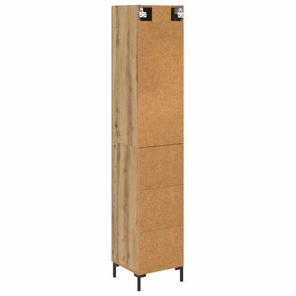 Credenza con cassetto Rovere artigianale 69,5 x 34 x 180 cm | homemem39