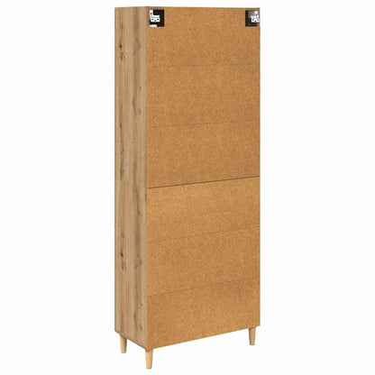 Credenza con cassetto Rovere artigianale 69,5 x 34 x 180 cm | homemem39