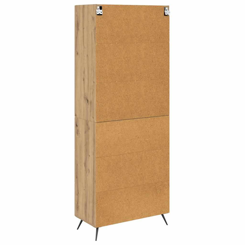 Credenza con cassetto Rovere artigianale 69,5 x 34 x 180 cm | homemem39