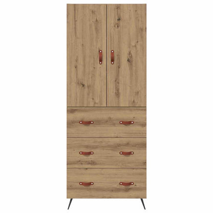Credenza con cassetto Rovere artigianale 69,5 x 34 x 180 cm