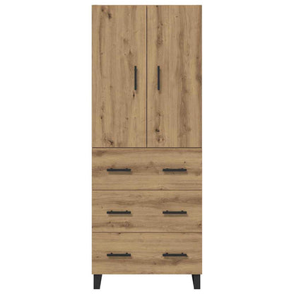 Credenza 2 pcs Rovere artigianale 69,5 x 34 x 180 cm