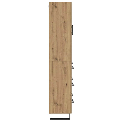 Credenza 2 pcs Rovere artigianale 69,5 x 34 x 180 cm