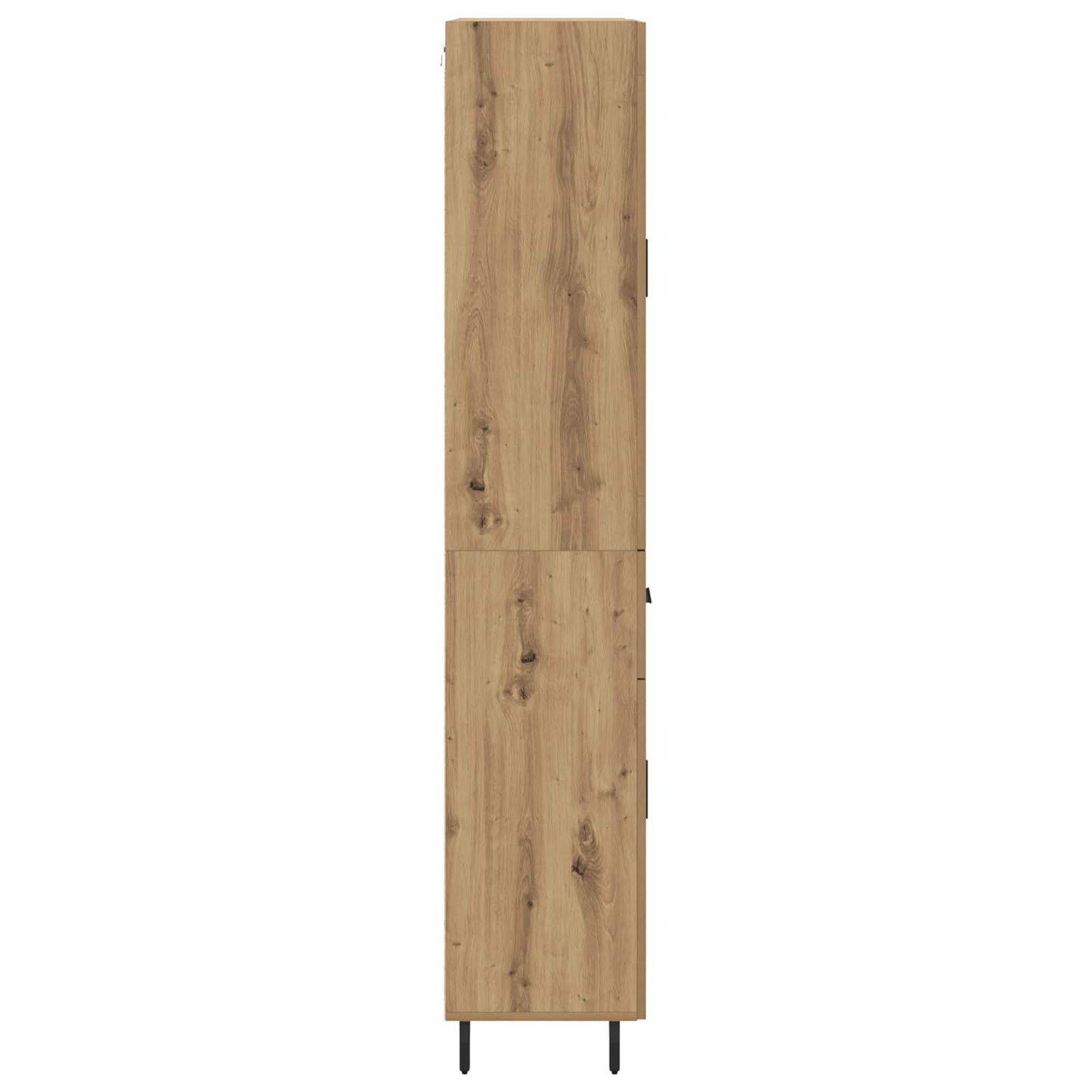 Credenza 2 pcs Rovere artigianale Legno multistrato