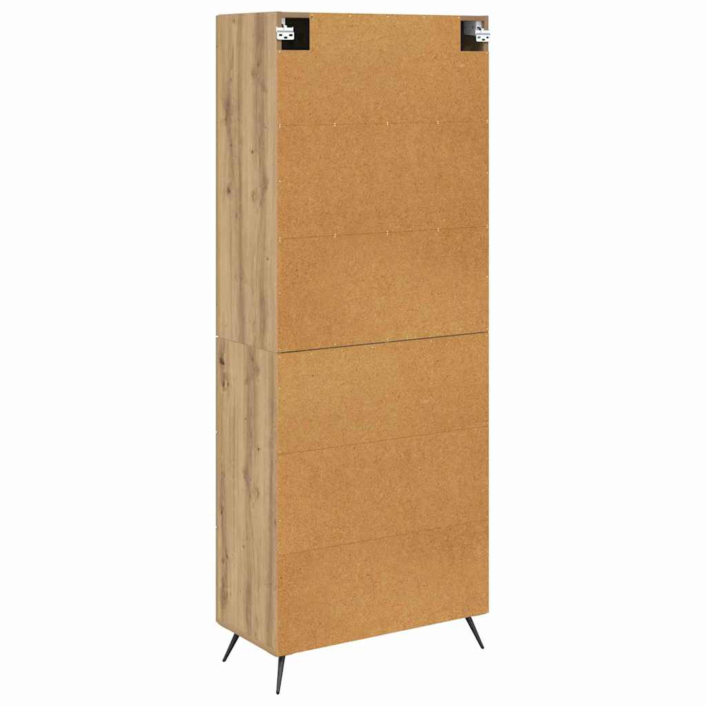 Credenza con cassetto Rovere artigianale 69,5 x 34 x 180 cm | homemem39