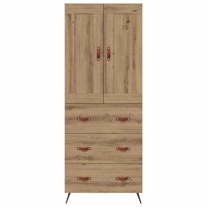 Credenza con cassetto Rovere artigianale 69,5 x 34 x 180 cm