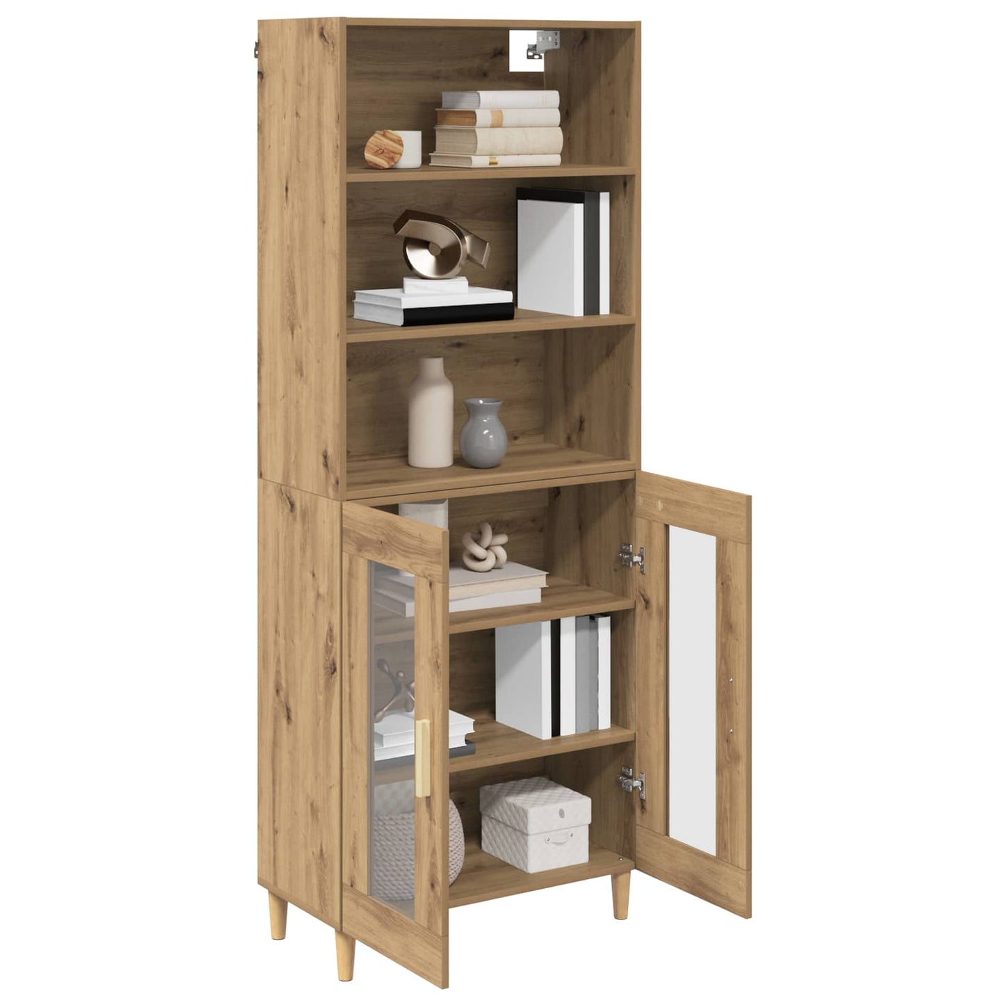 Credenza Rovere artigianale 69,5 x 32,5 x 180 cm