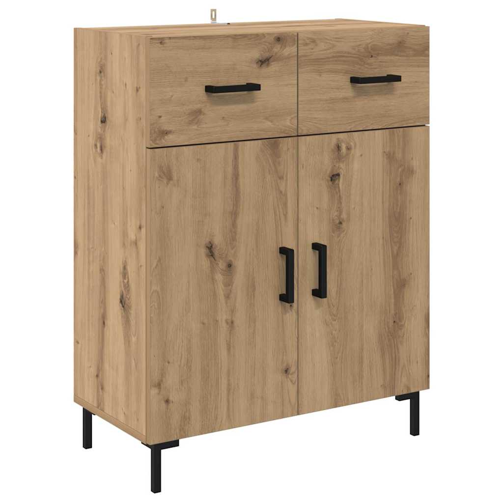 Credenza con cassetto Rovere artigianale 69,5 x 34 x 180 cm