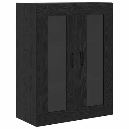 Credenza Rovere Nero 69,5 x 34 x 180 cm Legno multistrato
