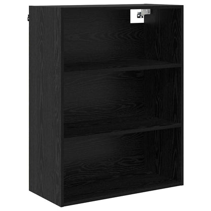 Credenza Rovere Nero 69,5 x 34 x 180 cm Legno multistrato