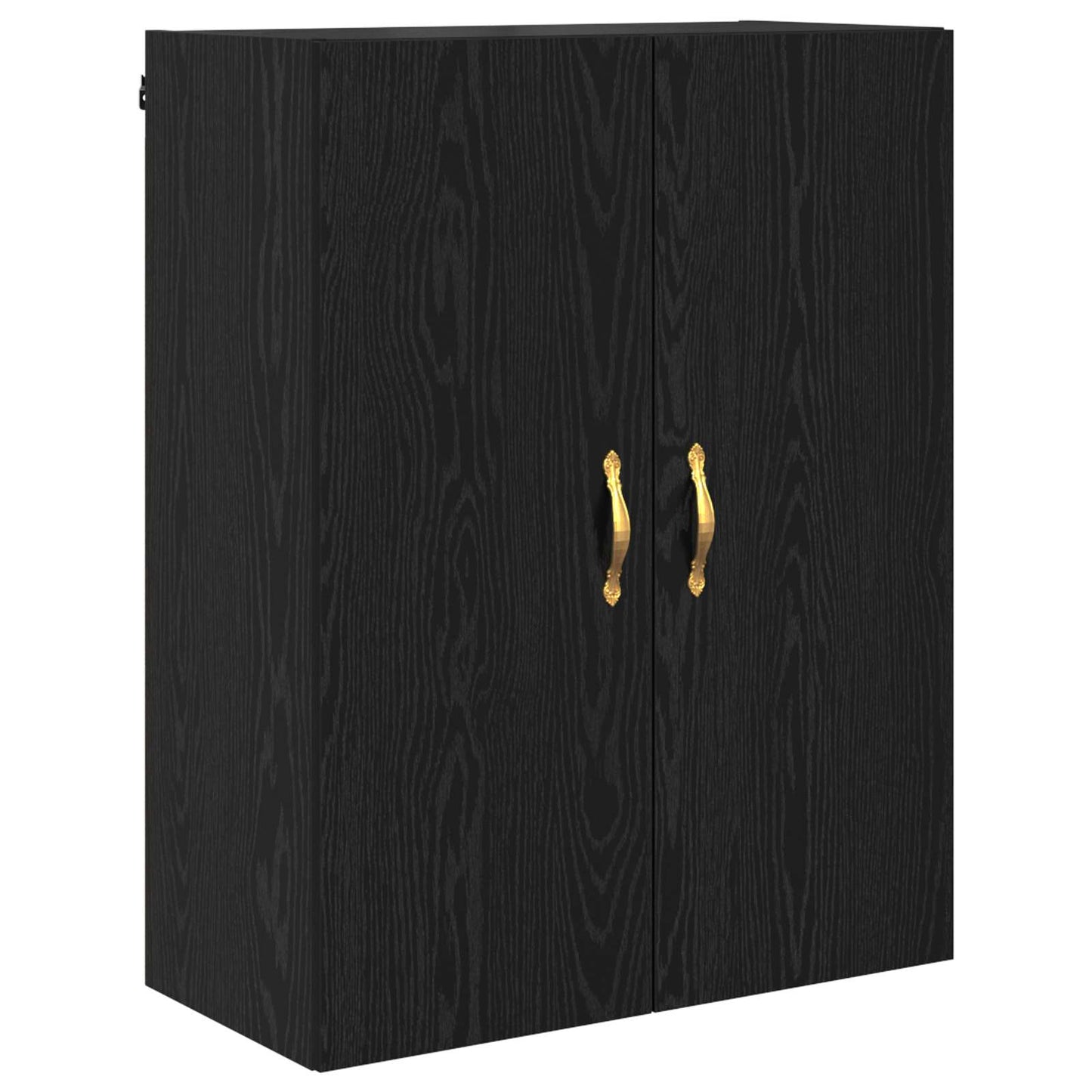 Credenza Rovere Nero 69,5 x 34 x 180 cm Legno multistrato