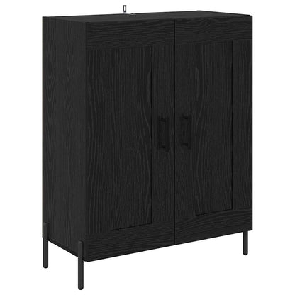 Credenza Rovere nero 69,5 x 34 x 180 cm Legno multistrato