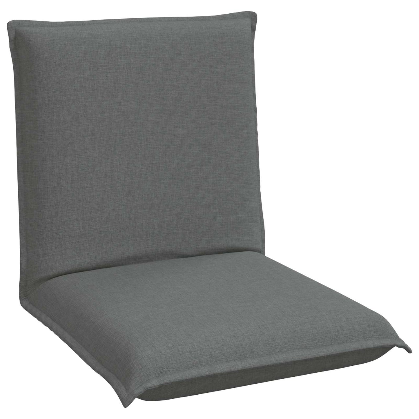 Sedia a pavimento regolabile Grigio Scuro Tessuto | homemem39
