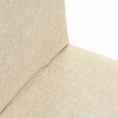 Sedia a pavimento regolabile Crema Tessuto | homemem39