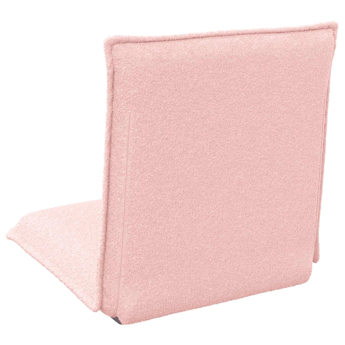 Sedia a pavimento regolabile Rosa Tessuto in Lana di Pecora