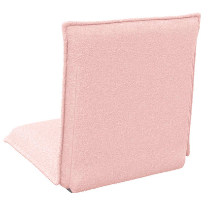 Sedia a pavimento regolabile Rosa Tessuto in Lana di Pecora