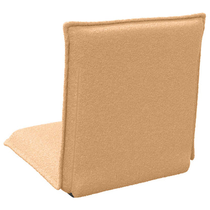 Sedia a pavimento regolabile Beige Tessuto in Lana di Pecora