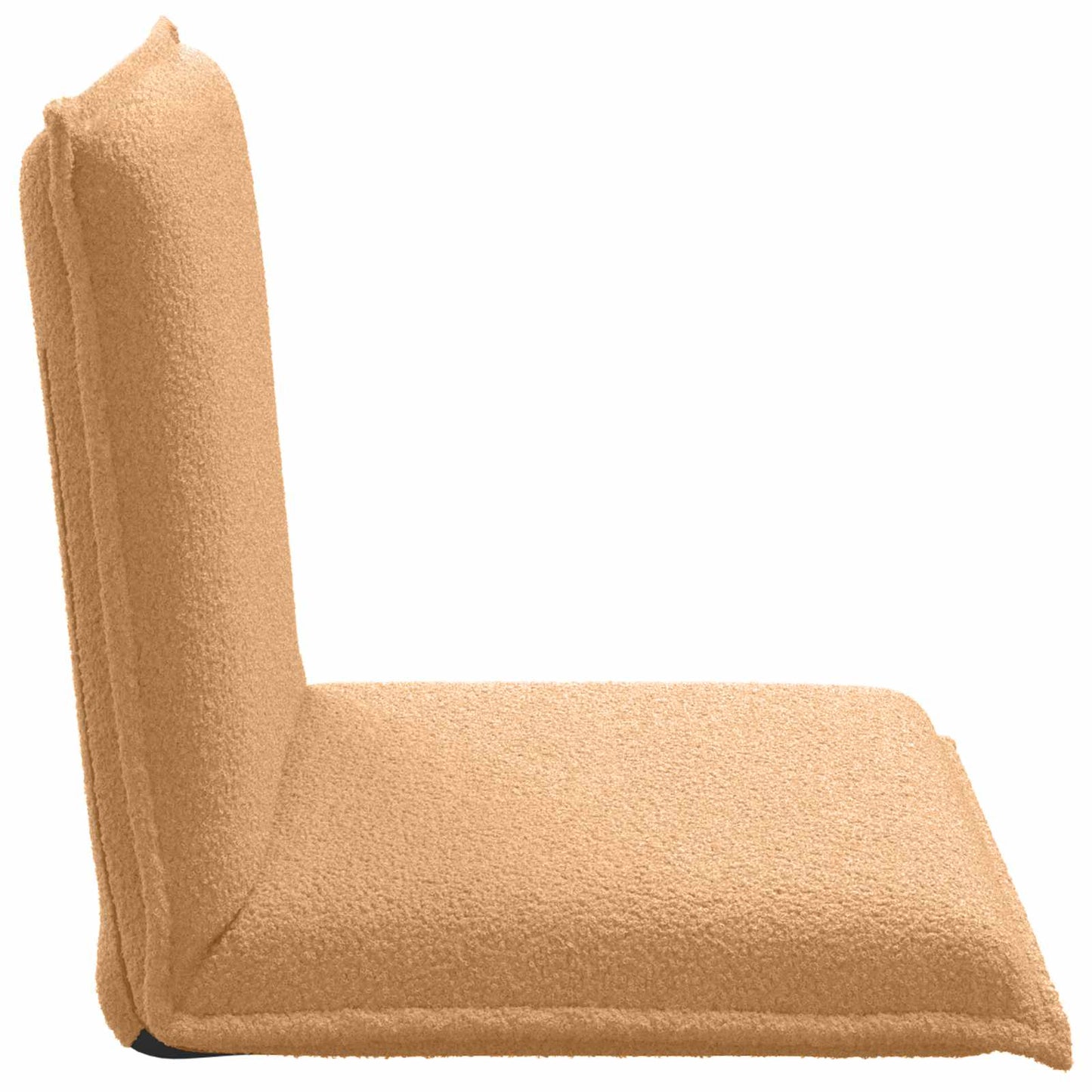 Sedia a pavimento regolabile Beige Tessuto in Lana di Pecora | homemem39