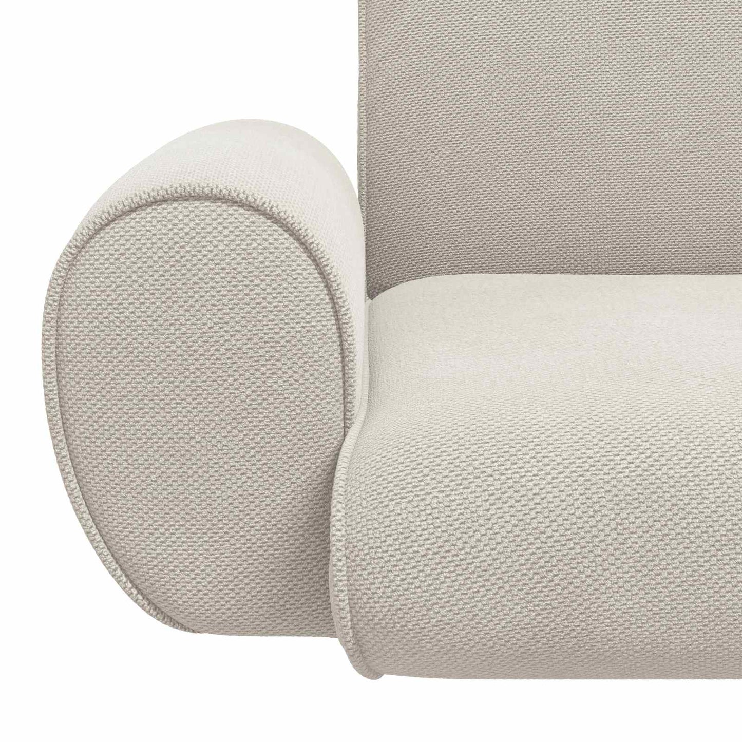Sedia a pavimento regolabile Avena Velluto grana