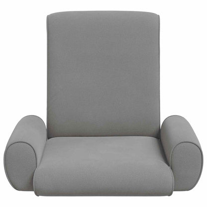Sedia a pavimento regolabile Grigio Scuro Velluto grana | homemem39