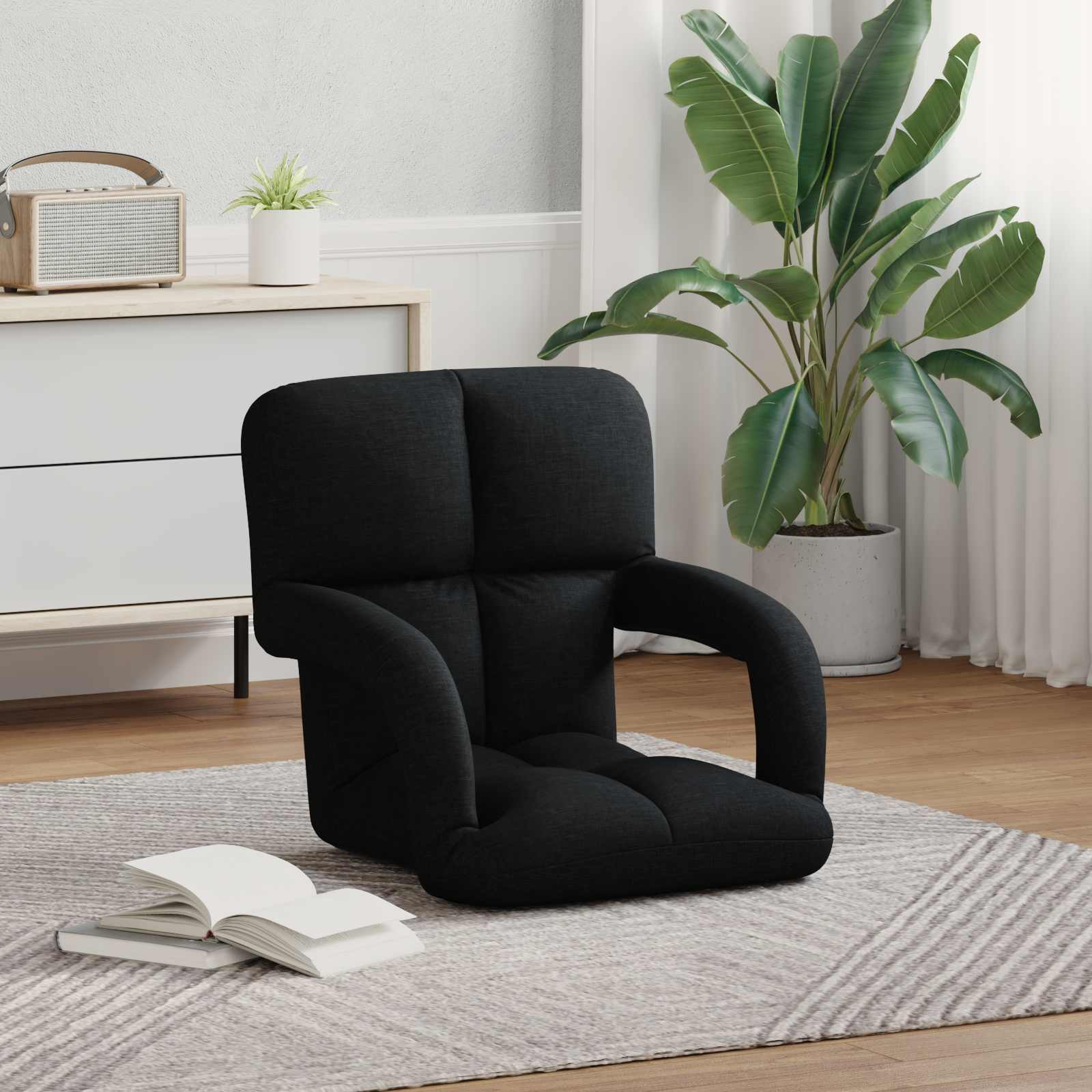Sedia da pavimento regolabile con braccioli | homemem39
