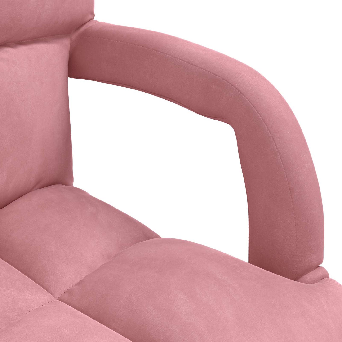 Sedia a pavimento regolabile Rosa Velluto