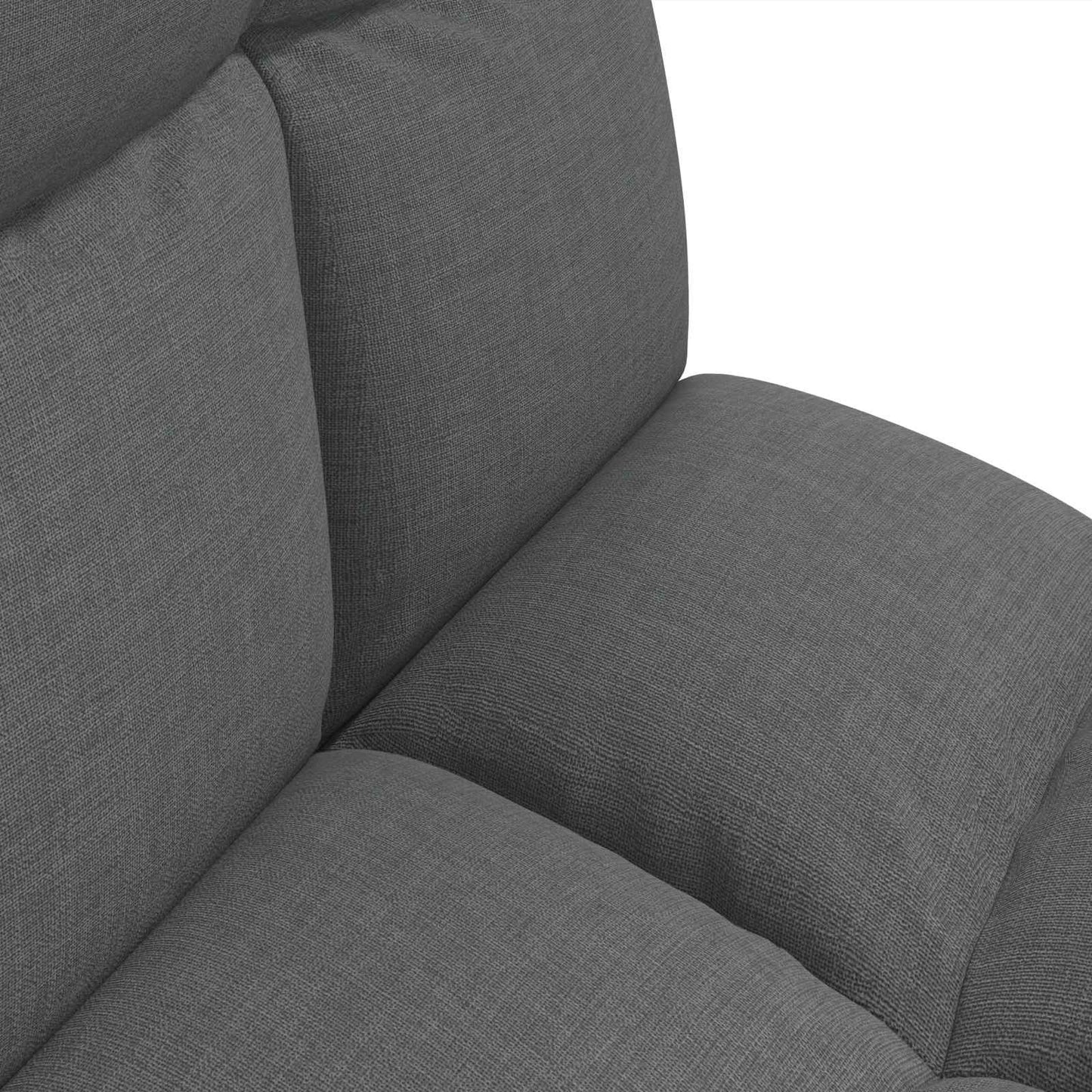 Sedia a pavimento regolabile Grigio Scuro Tessuto | homemem39
