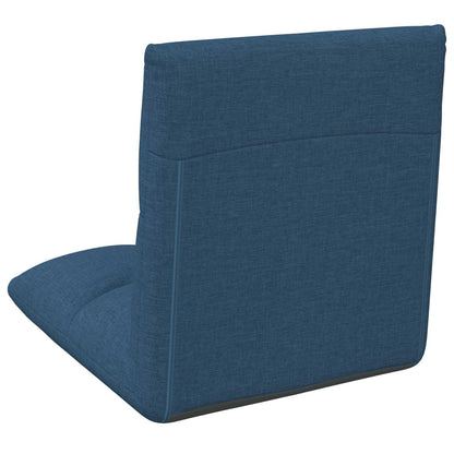 Sedia a pavimento regolabile Blu Tessuto