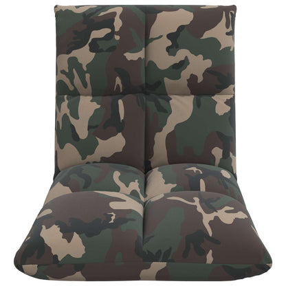 Sedia a pavimento regolabile Verde militare Tessuto | homemem39