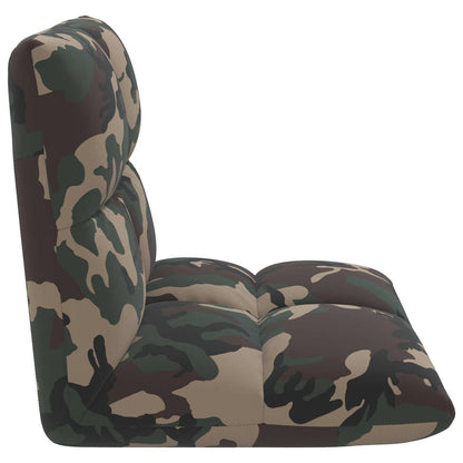 Sedia a pavimento regolabile Verde militare Tessuto | homemem39