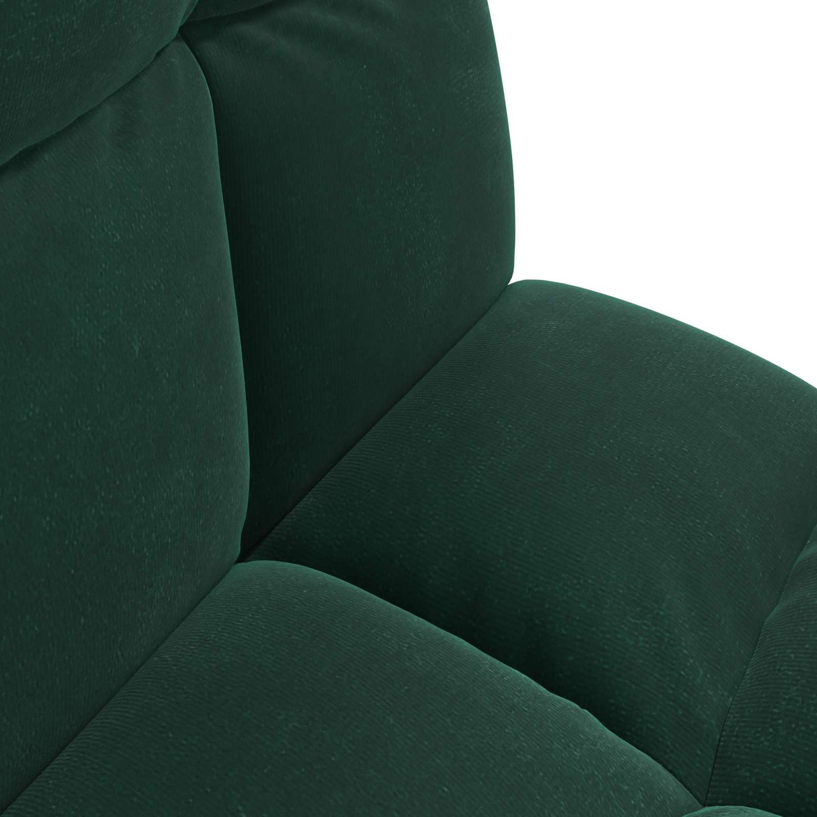 Sedia a pavimento regolabile Verde Scuro Velluto | homemem39