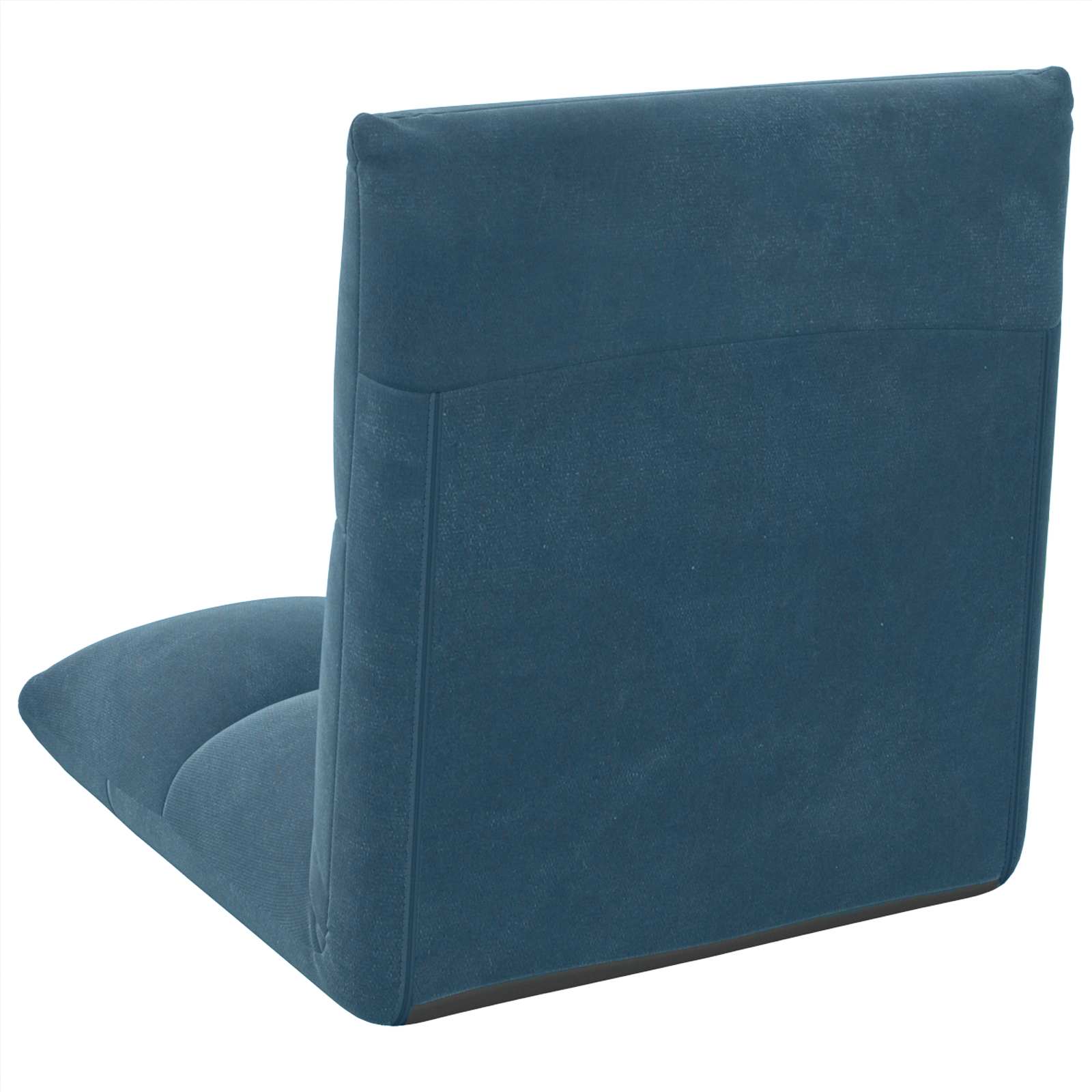 Sedia a pavimento regolabile Blu Velluto | homemem39