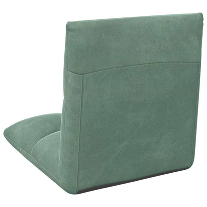Sedia a pavimento regolabile Verde Mare Velluto