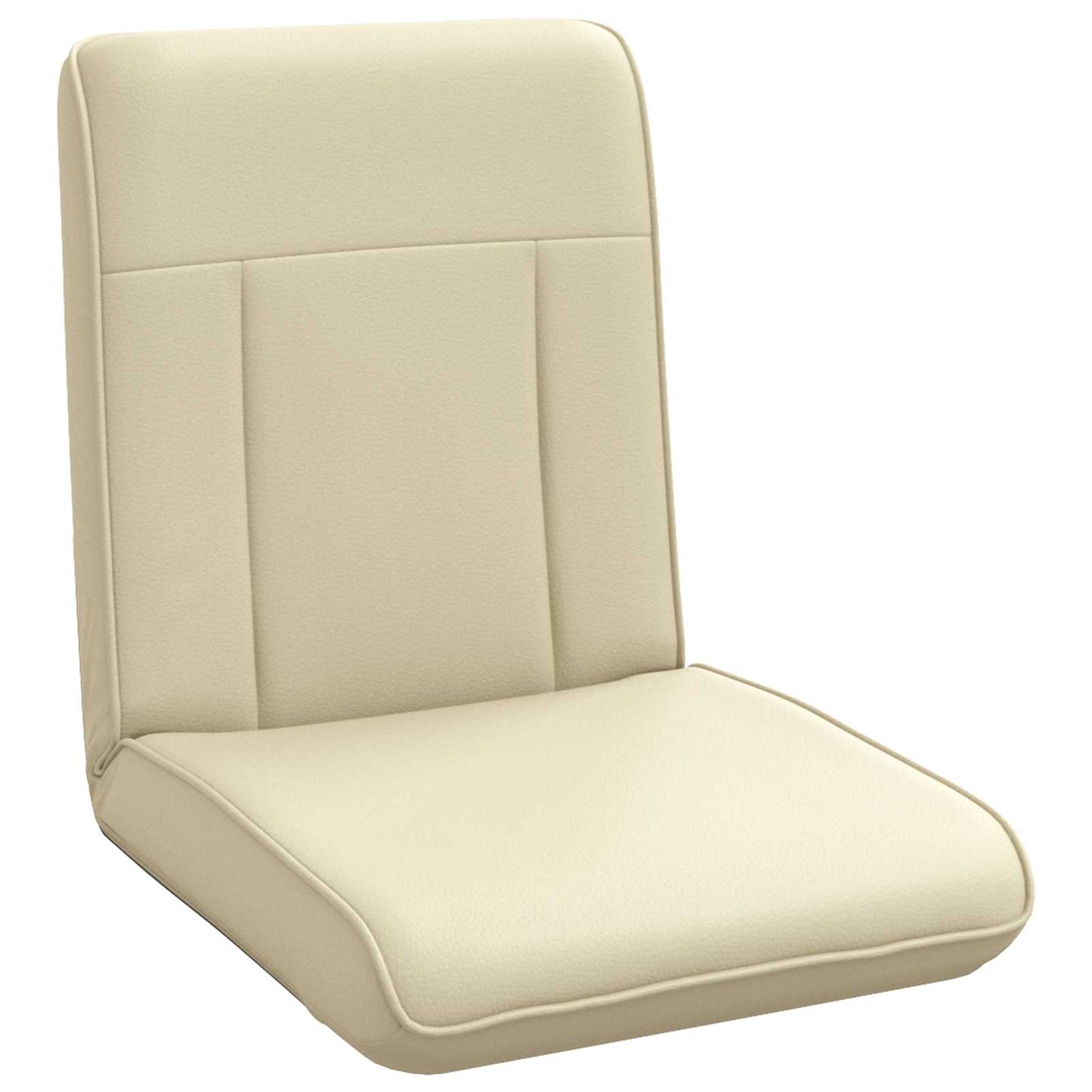 Sedia a pavimento regolabile Crema Similpelle