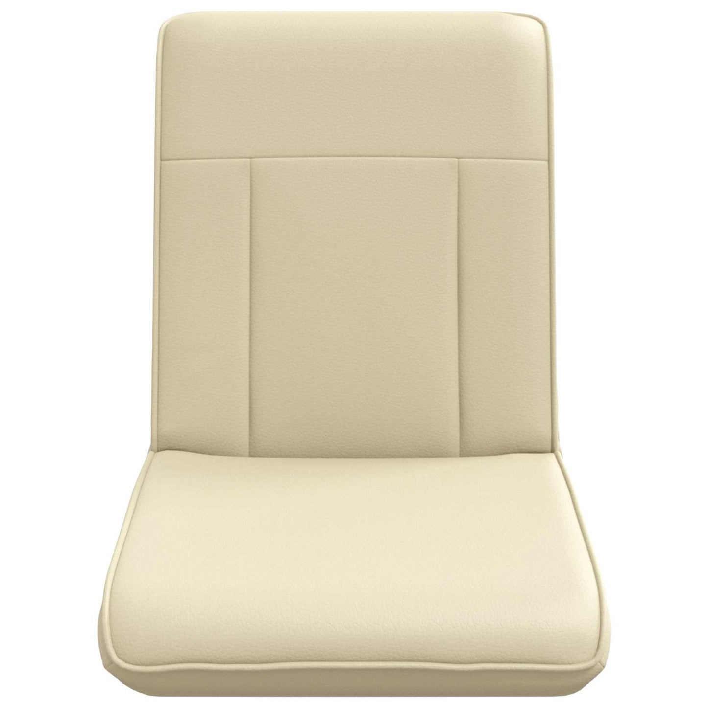 Sedia a pavimento regolabile Crema Similpelle | homemem39