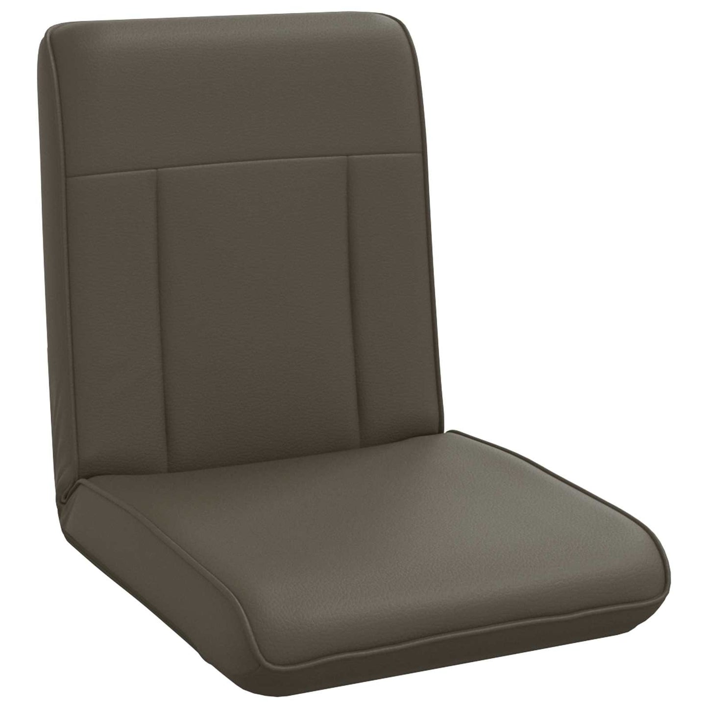 Sedia a pavimento regolabile Grigio Similpelle | homemem39