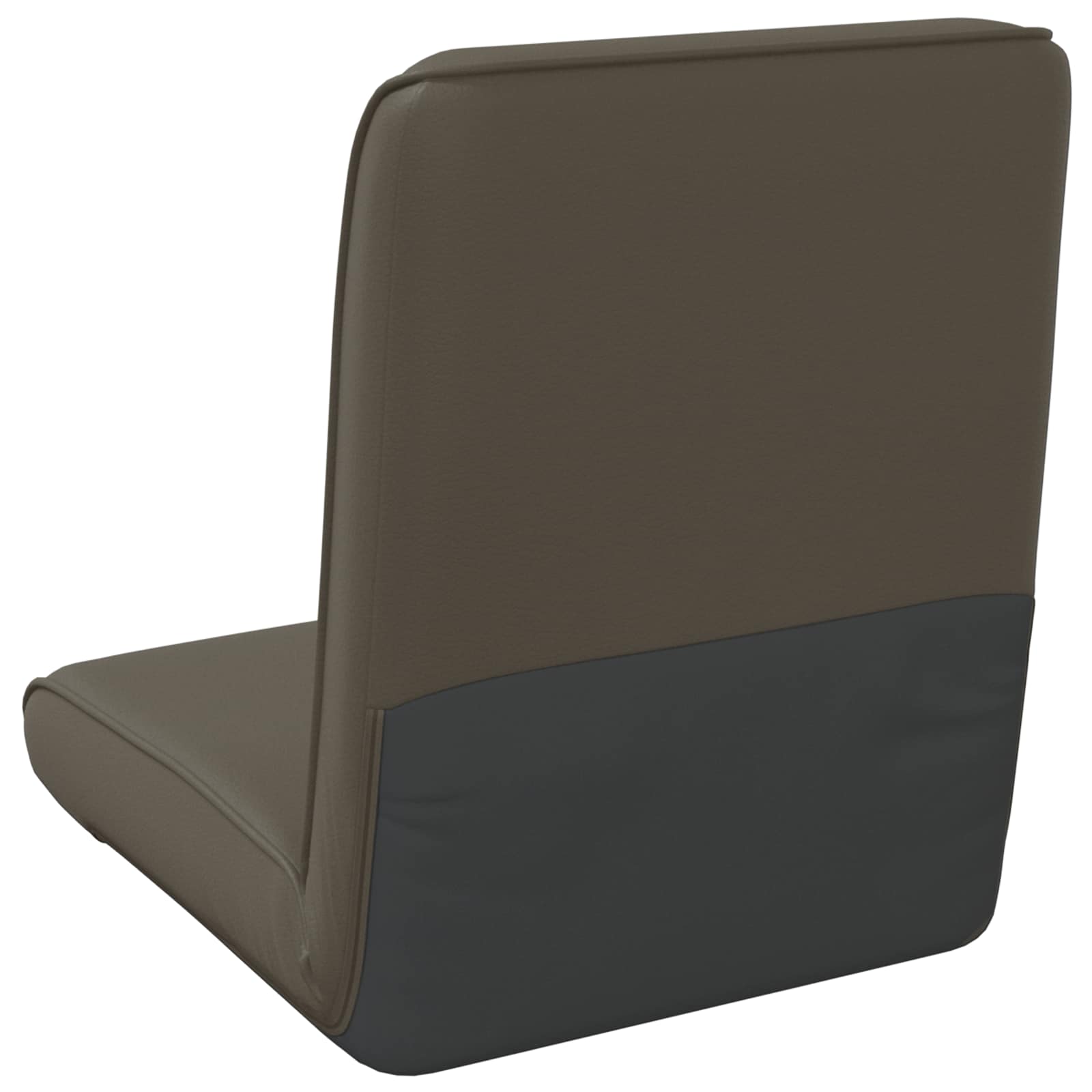 Sedia a pavimento regolabile Grigio Similpelle | homemem39