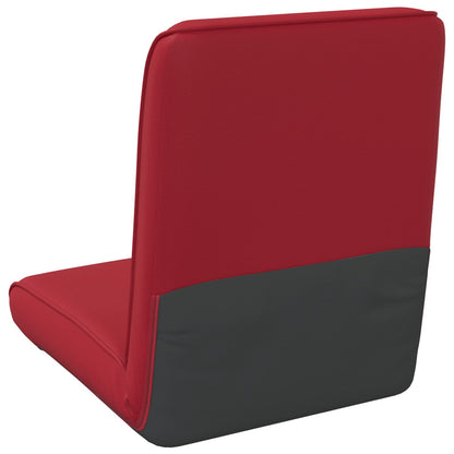 Sedia a pavimento regolabile Rosso Vino Similpelle | homemem39